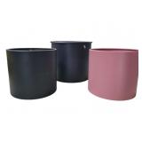 3 Three Hands Metal Planters