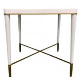 Chelsea House Hamlet Wood Brass Table