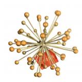Three Hands Metal Sunburst - 6" Round