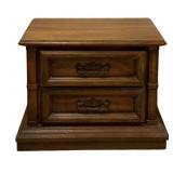 2-Drawer Nightstand - 25.5 x 28.5 x 16