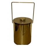Vintage Brass Tone Ice Bucket - 18 x 12