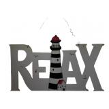 Wooden "Relax" Sign - 16 x 9.5