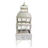 Ornate Victorian Styled Bird Cage on Stand