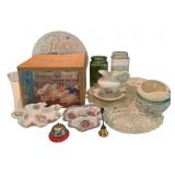 Assorted Glass Decor Items
