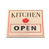 Metal "Kitchen" Sign - 14.25 x 14.25