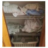 3 Shelf Lot of Assorted Linens