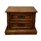 2 Drawer Nightstand - 25 x 29 x 16