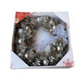 32" Prelit Shimmery Wreath in box