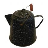 Enamelware Kettle - 10 x 12 x 8.5