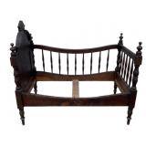 Antique Victorian Youth Bed - 40 x 22.5 x 36