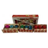 4 Boxes Vintage Christmas Ornaments