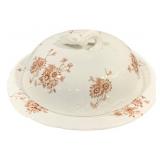 Transferware Butter Dish - 7 x 5