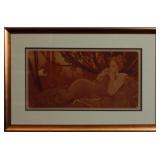 DUSK BY ALPHONSE MUCHA