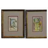 SET OF 2 1946 ILLUSTRATIONS FROM BENVENUTO CELLINI