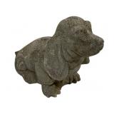 Concrete Dog Statue - 10 x 7 x 11