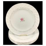 5 Royal Swirl Dinner Plates - 10.25" Round