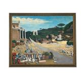 William Pritchett Rowlett Oil on Canvas Framed