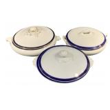 3 Covered Dishes