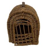 Wicker Pet Carrier - 10.5 x 9 x 11