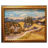 Oil on Board by Georgiana Brush