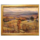 Oil on board by Georgiana Brush