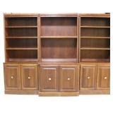 Three section wall unit