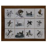 Serving trays with tiles
