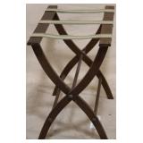 Folding luggage rack