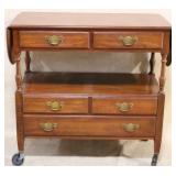 Pennsylvania House drop side serving cart