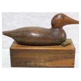 Wooden duck box