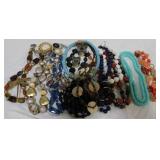 Group of costume jewelry