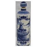 Delpht Blue and white decanter