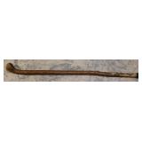 Walking stick carved wood