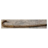 Walking stick carved wood