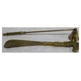 Shoe horn and candle snuffer