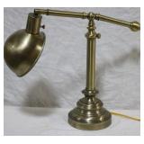 Brass desk lamp