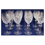 Waterford group of 12 stemware
