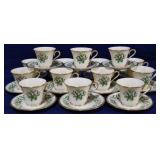 Lenox group of 14 cups and saucers