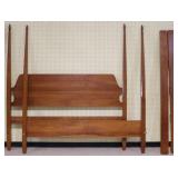 Poster bed with rails