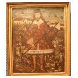 Print on Canvas- Village Man