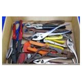 Box lot of tools