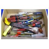 Box lot of tools