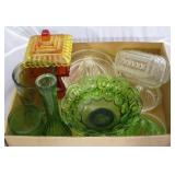 Box lot of Glass