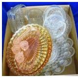 Box lot of Glass