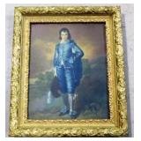 blue boy framed print