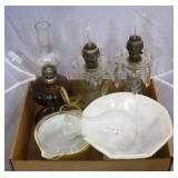 Box lot of assorted glass