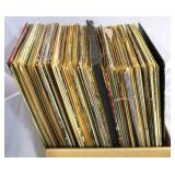 Box lot of vintage vinyl Records