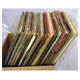 Box lot of vintage vinyl Records