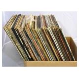 Box lot of vintage vinyl Records