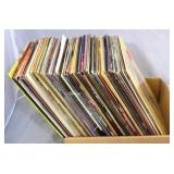 Box lot of vintage vinyl Records